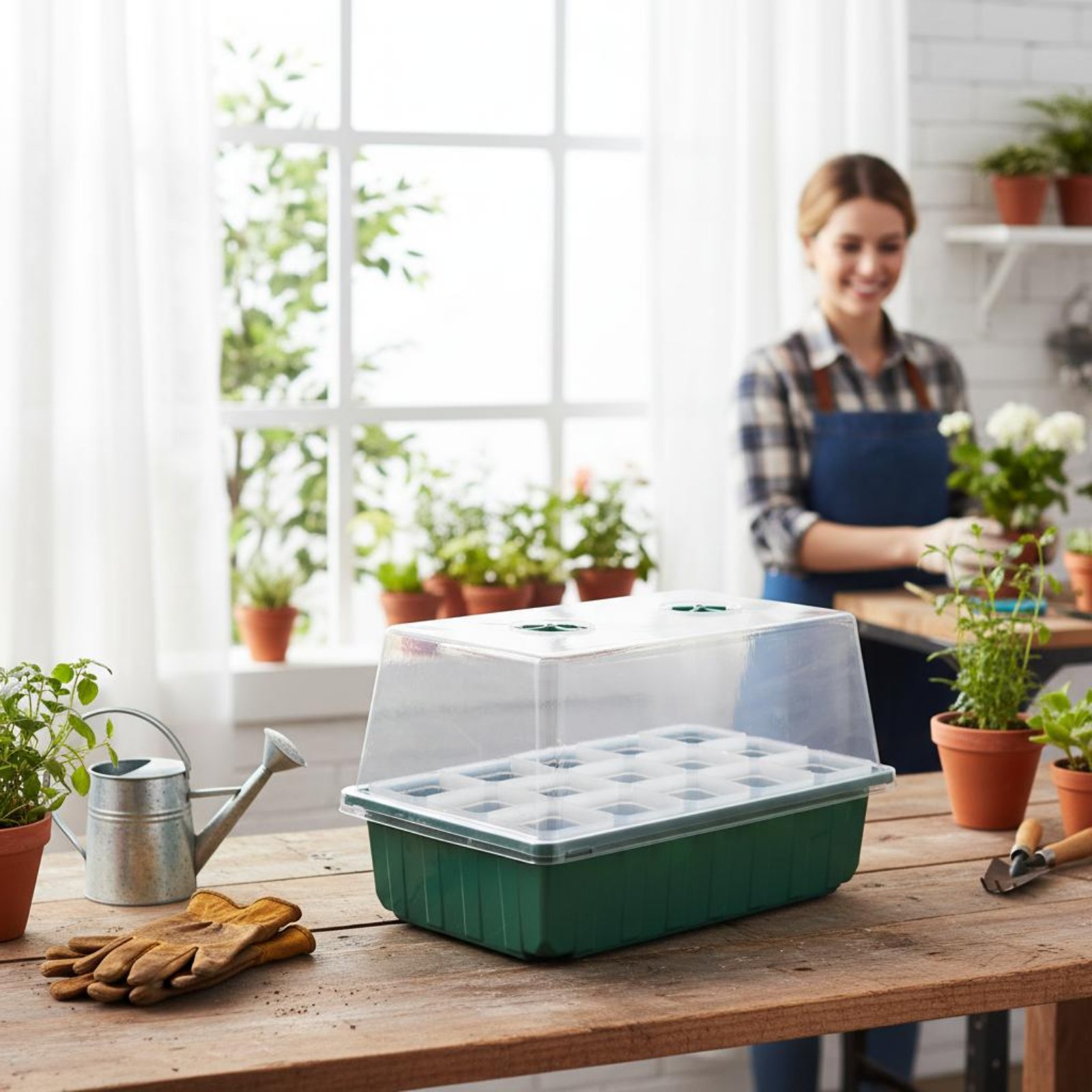 Dome Propagation Kit - Mini Greenhouse Propagator Box Transparent Root