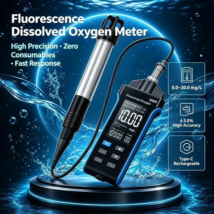 Do Oxygen Meter - HoldPeak Fluorescence Dissolved Oxygen Meter DO