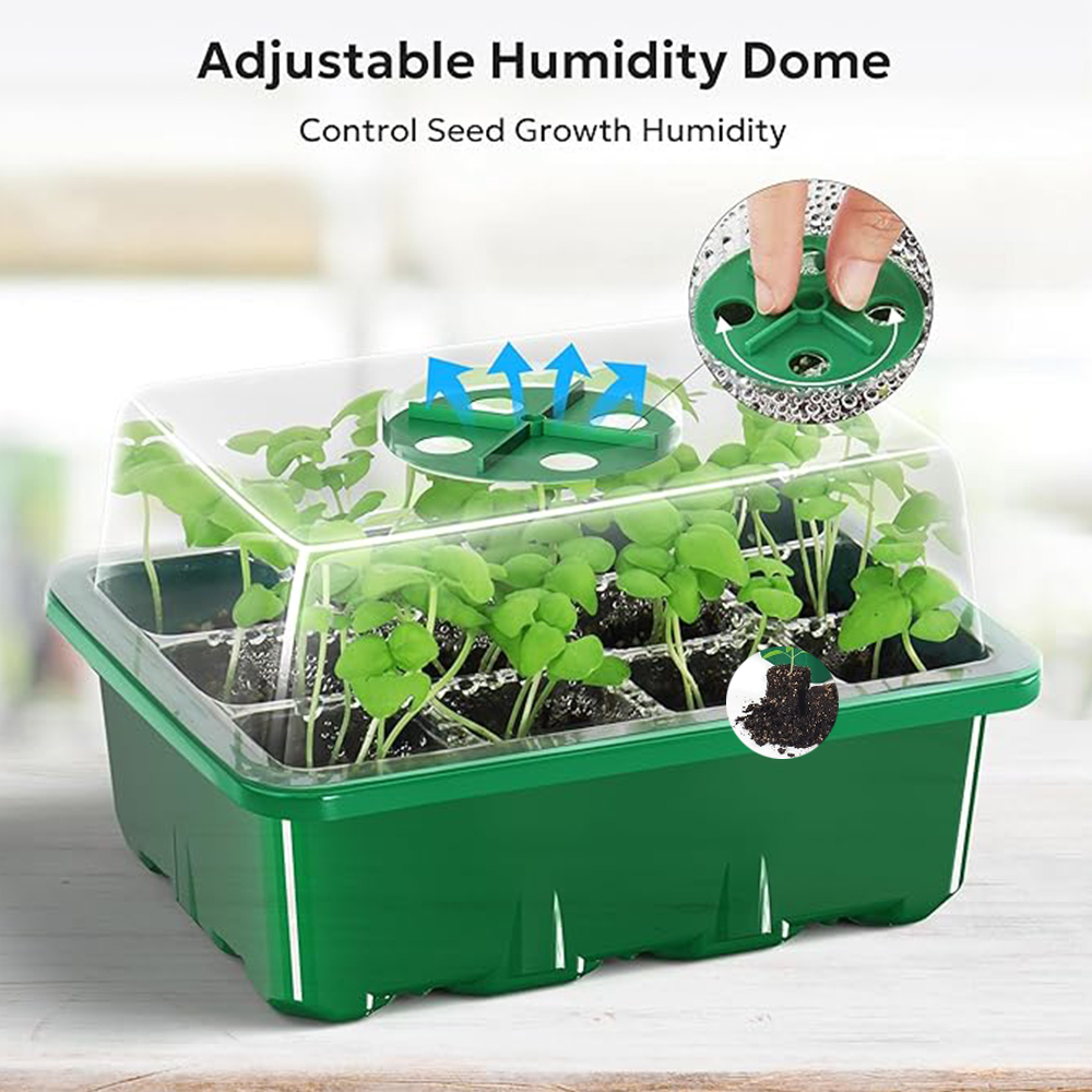 Dome Propagation Kit - 10pcs/set Seedling Trays Seed Starter Kit
