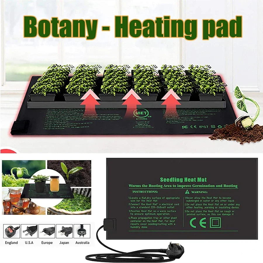 4 Sizes 220V EU Plug Seedling  - Seedling Heat Pad recension och pris