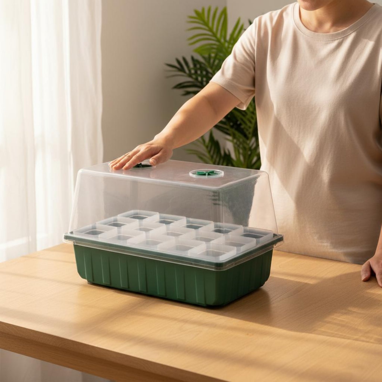 Mini Greenhouse Propagator Box - Dome Propagation Kit recension och pris