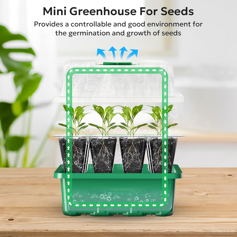 10PCS Seedling Trays Seed Star - Dome Propagation Kit recension och pris