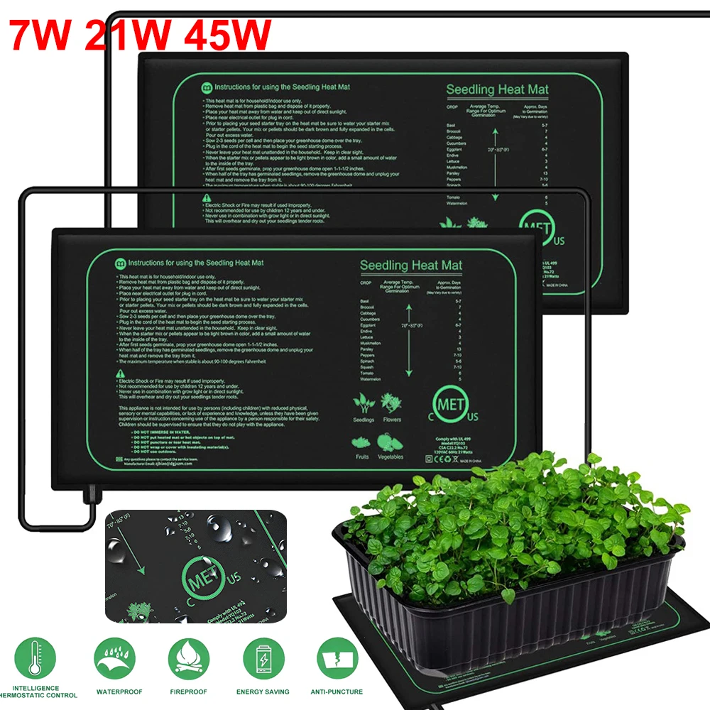 10/25/50CM Seedling Heat Mat I - Seedling Heat Pad recension och pris