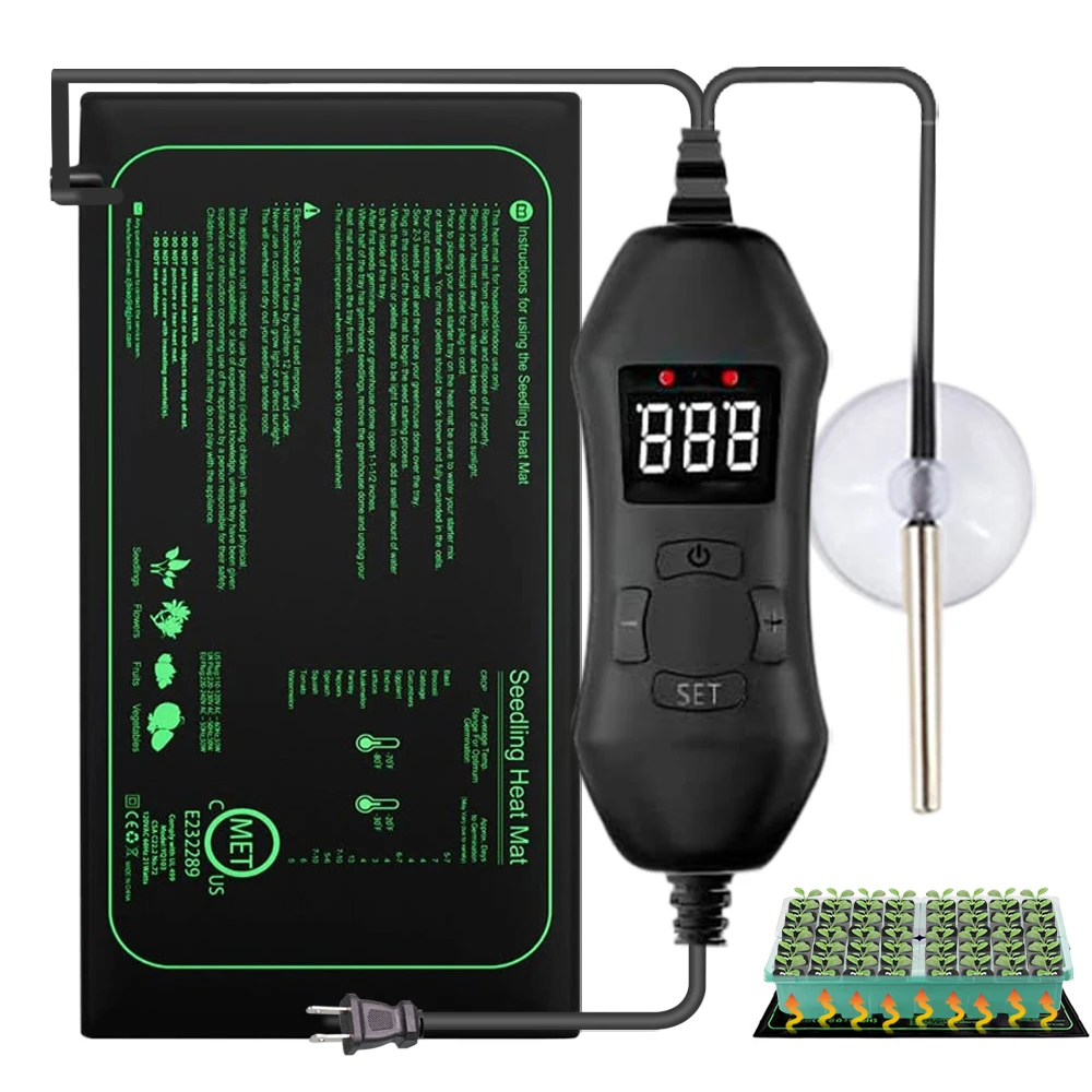 50W EU-US/UK/AU Adjustable The - Seedling Heat Pad recension och pris