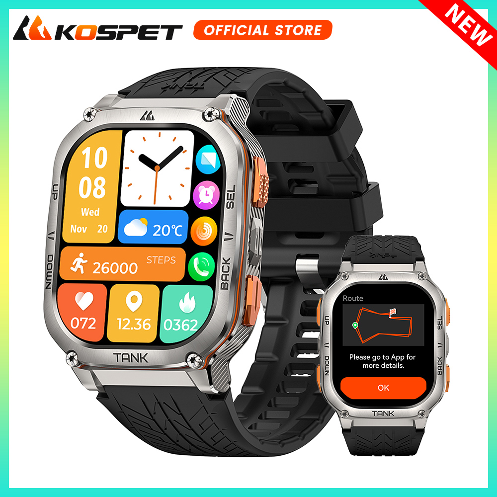 KOSPET TANK M3 Ultra GPS Smart - Do Oxygen Meter recension och pris