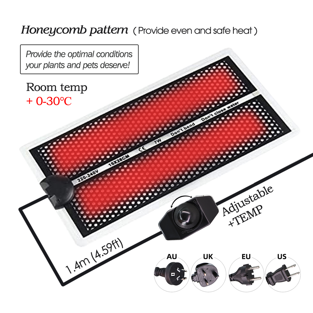 5-20W Garden Seedlings Heating - Seedling Heat Pad recension och pris